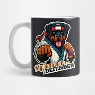 Karate Rottweiler Mug